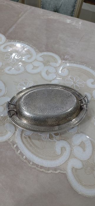 Серебренная посуда 925 пробы. Пломба имеется. 877гр