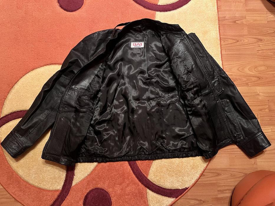 Geaca de piele romaneasca