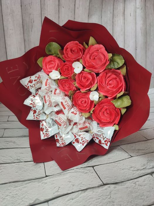 Зефирные букеты (цветы) на заказ