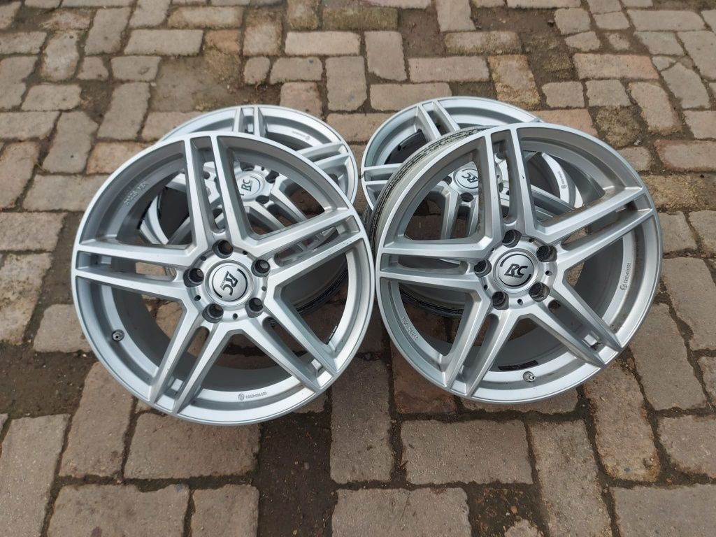 Set 4buc jante senzori RC Design R17 seria 7.5Jx17H2 ET40 - 5x112