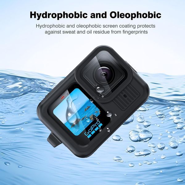Силиконов Калъф - 2 x Стъклени Протектори GARV - GoPro Hero 13 Black