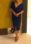 Rochie Rhea Costa, Electric blue, M, purtată o singura data