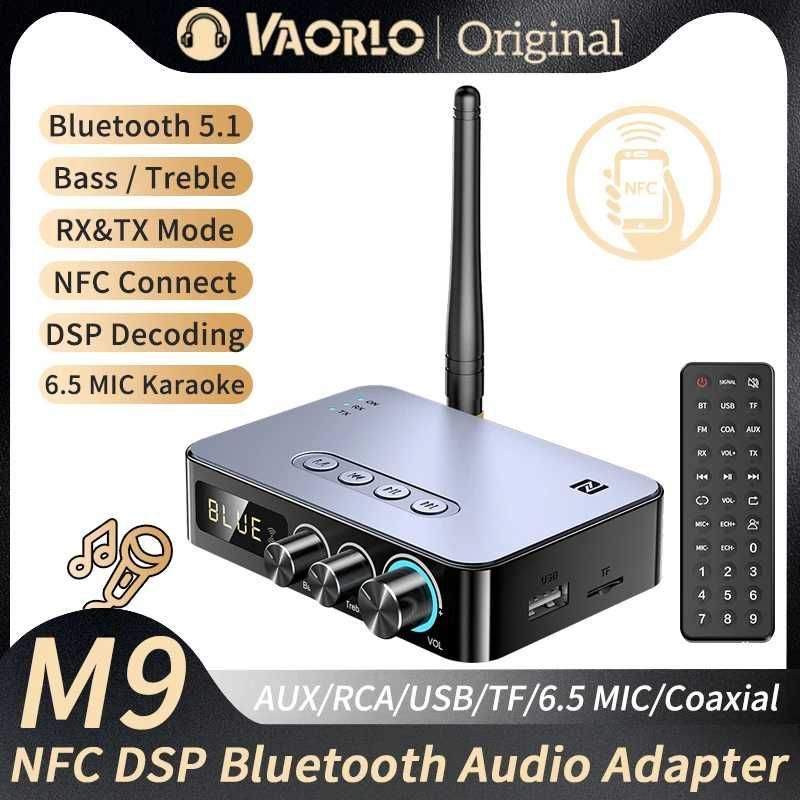 Bluetooth аудио приемник DSP адаптер USB/Микрофон Караоке/FM радио
