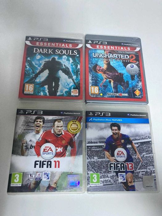 Lot jocuri PS3 (Dark Souls, Uncharted 2, Fifa 11 și 13)