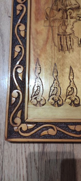 Уникална табла ръчна изработка дърворезба