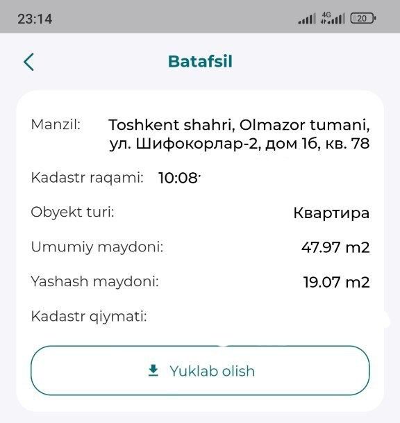 Medgorodok bozorcha yonida 2xona qilingan uy srochno sotiladi 48m2