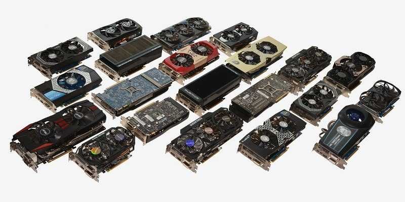 Видеокарты-Video cards Бренды в количестве