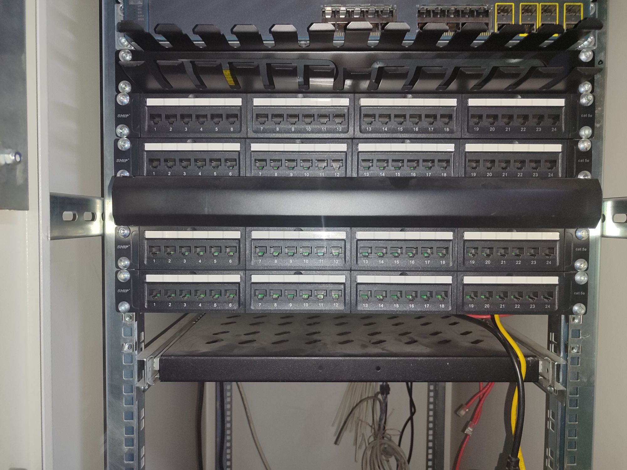 Серверный шкаф. Switch Cisco - 48 ports