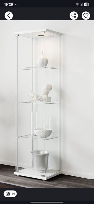 Vitrina sticla ikea