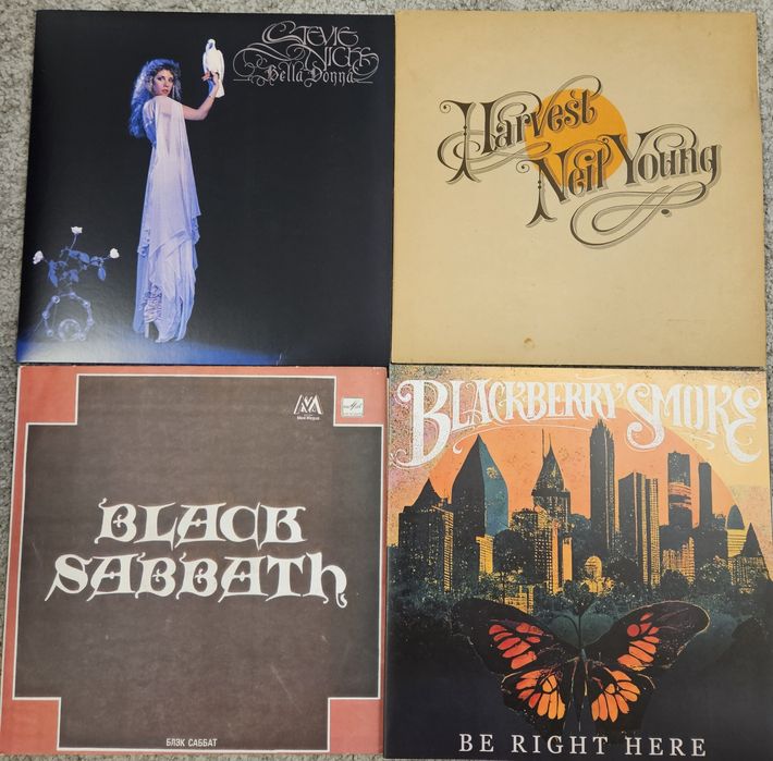 Disc vinil Black Sabbath, Stevie Knicks, Neil Young, Blackberry Smoke