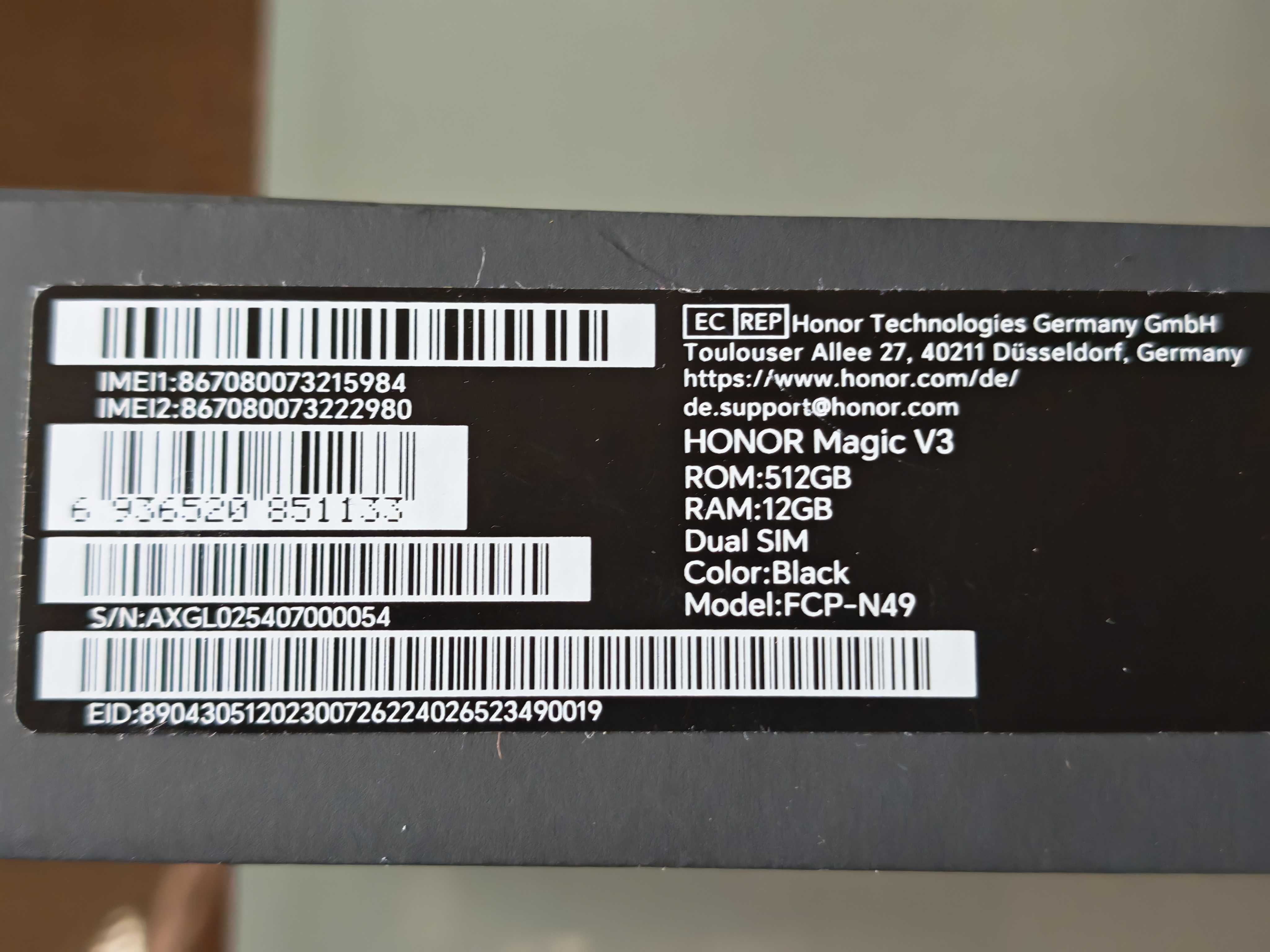 Honor Magic V3 512GB
