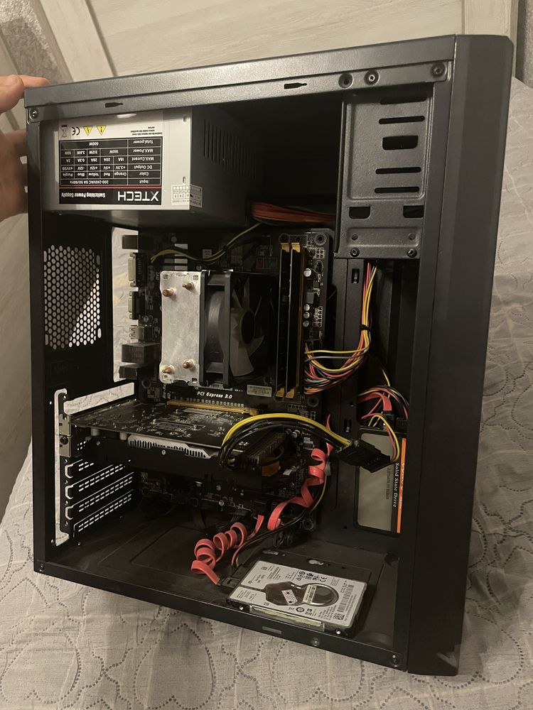 Игравой пк Полный сетап i5 4590 gtx 750 ti 2 gb ozu 16 gb
