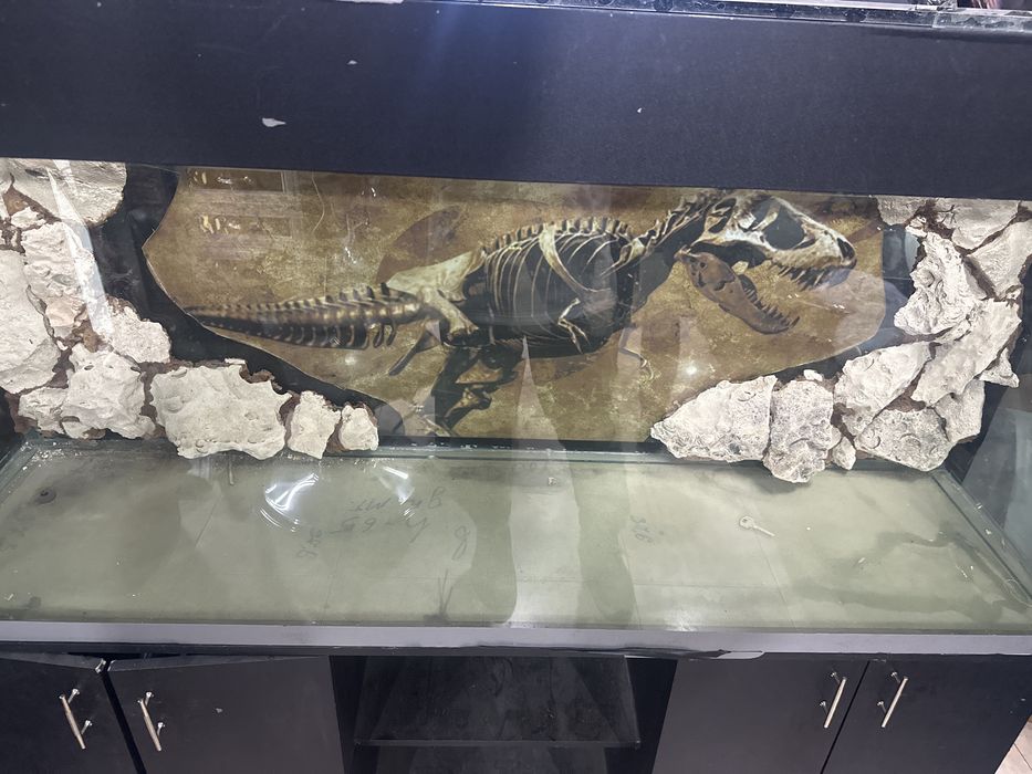 Большой аквариум 160×45×143 см с подставкой