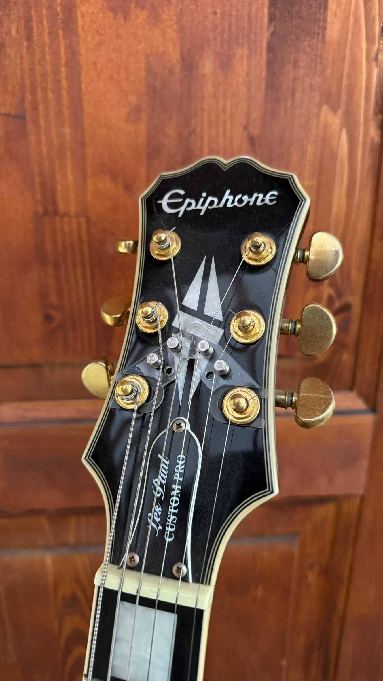 Epiphone Les Paul Custom Pro EB with String Butler (2019)