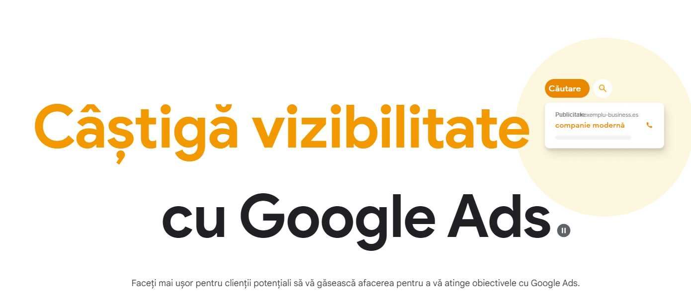Campanii Google Adwords - Google Ads - Promovare online
