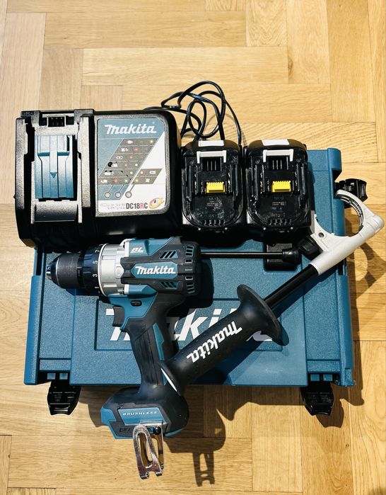 Makita безчетков акумулаторен ударен винтоверт DHP486RTJ