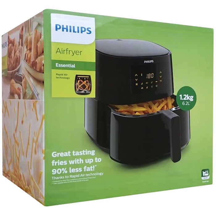 Фритюрник с горещ въздух philips 6,2 L