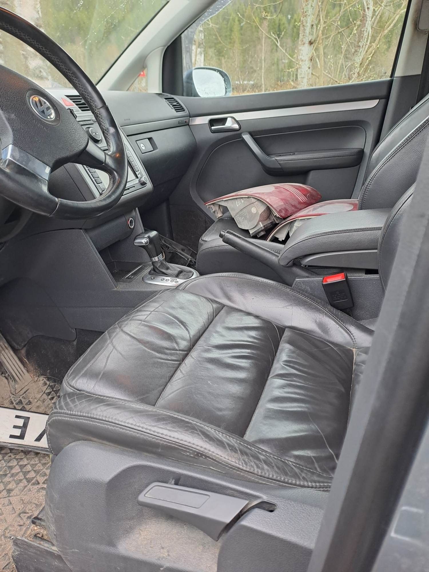 Interior de piele  vw touran 7 locur