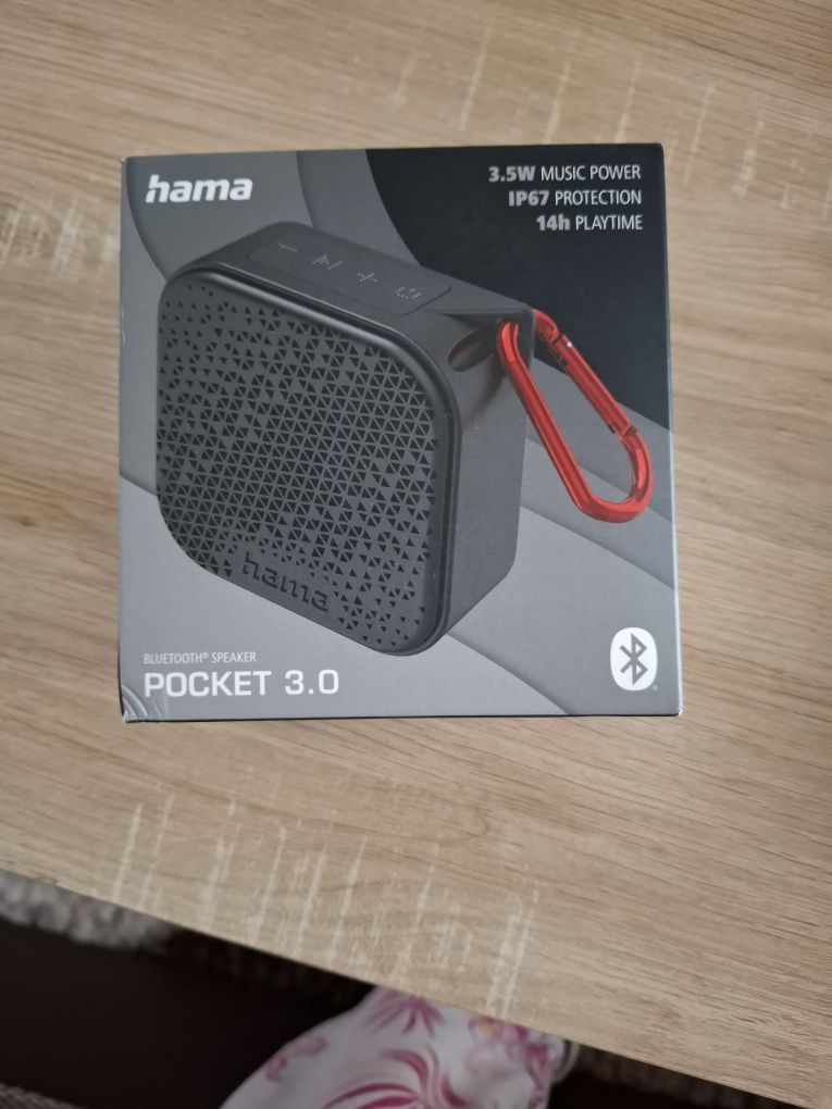 Hama Boxa Bluetooth Pocket 3.0, IP67, 3.5 W, negru