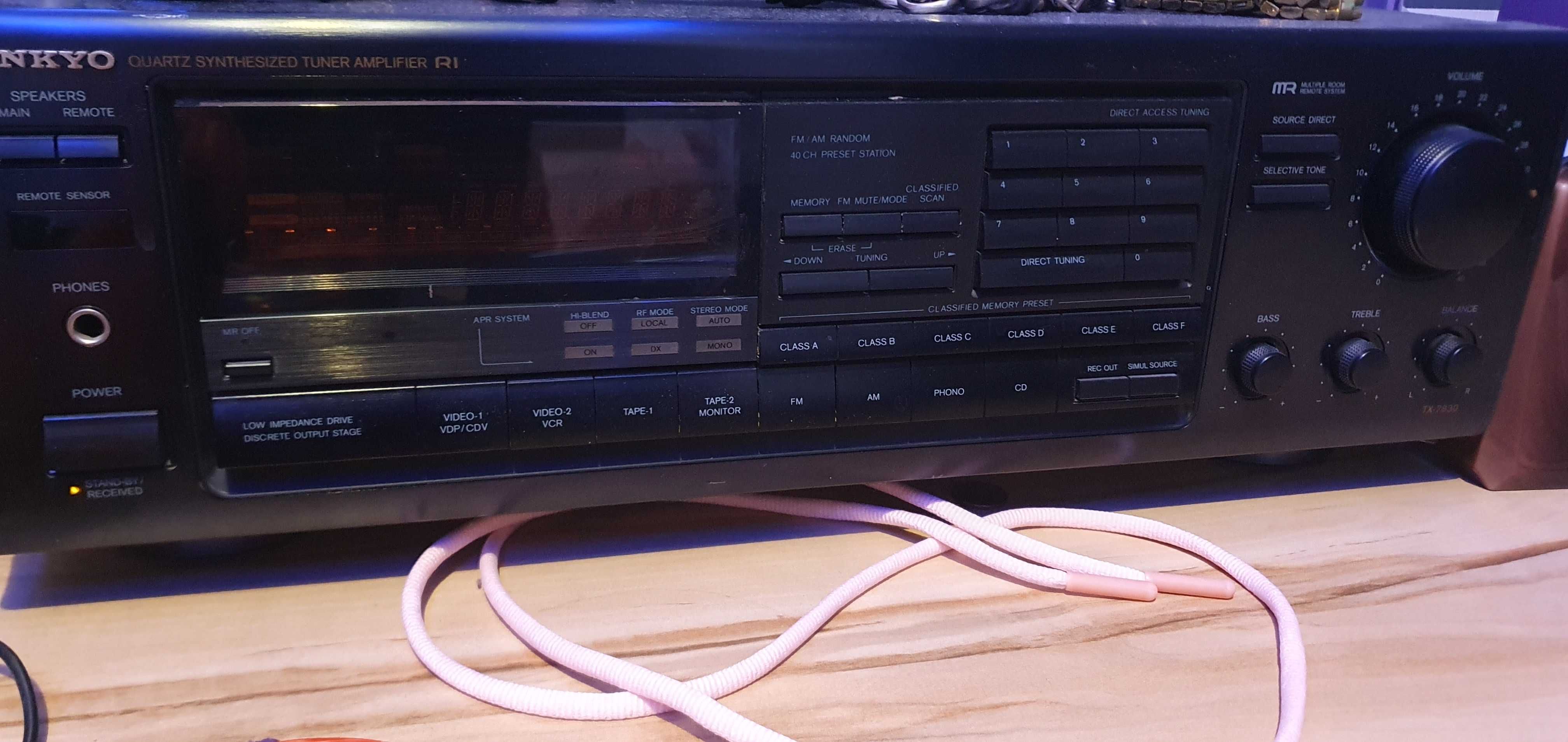 Усилвател ONKYO, много запазен, произведен в Япония! (Ресивър)