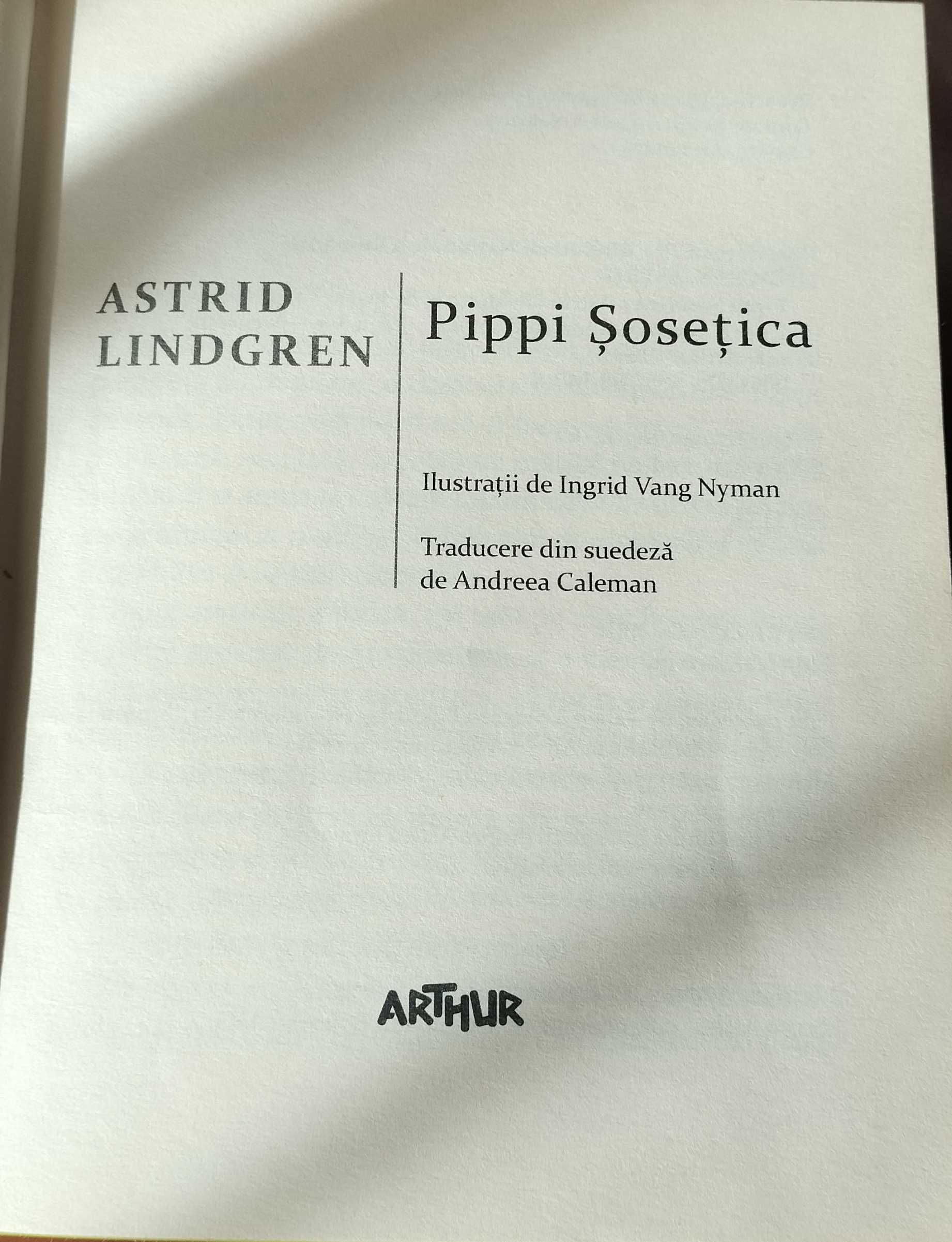 Pippi șosețica de Astrid Lindgren