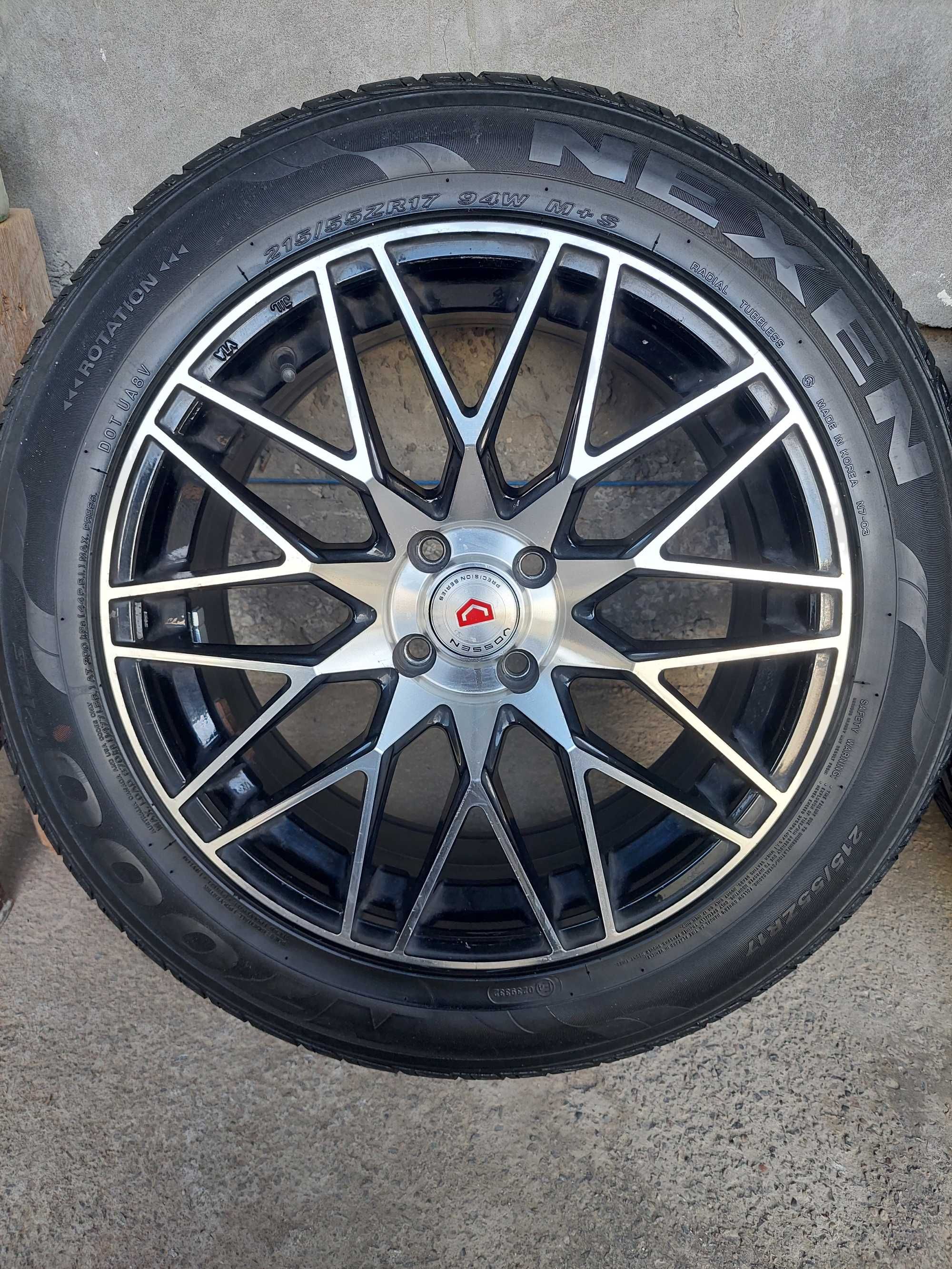 Продаётся 17 диски VOSSEN и баллоны NEXEN 7000 plus R17/215/55