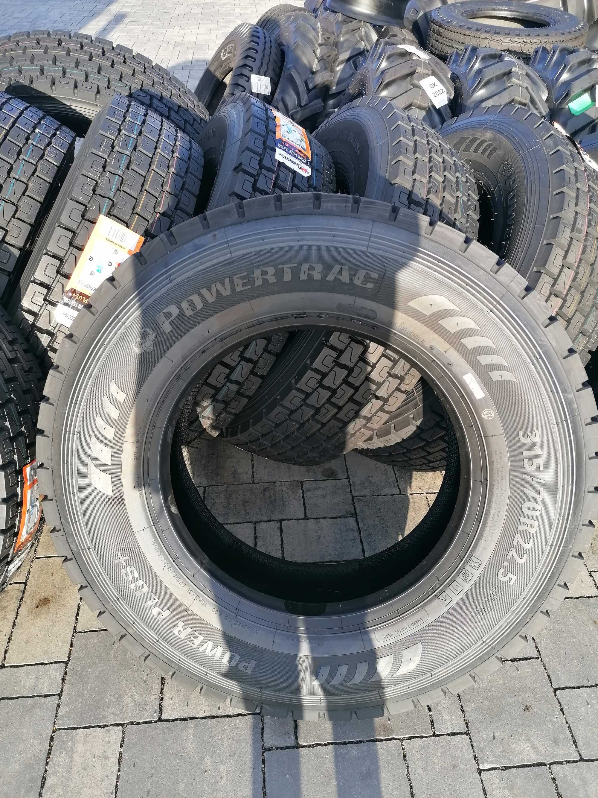 Anvelopa rutiera POWERTRAC 315/80/R22.5, 20PR, Power Plus+, Tractiune,