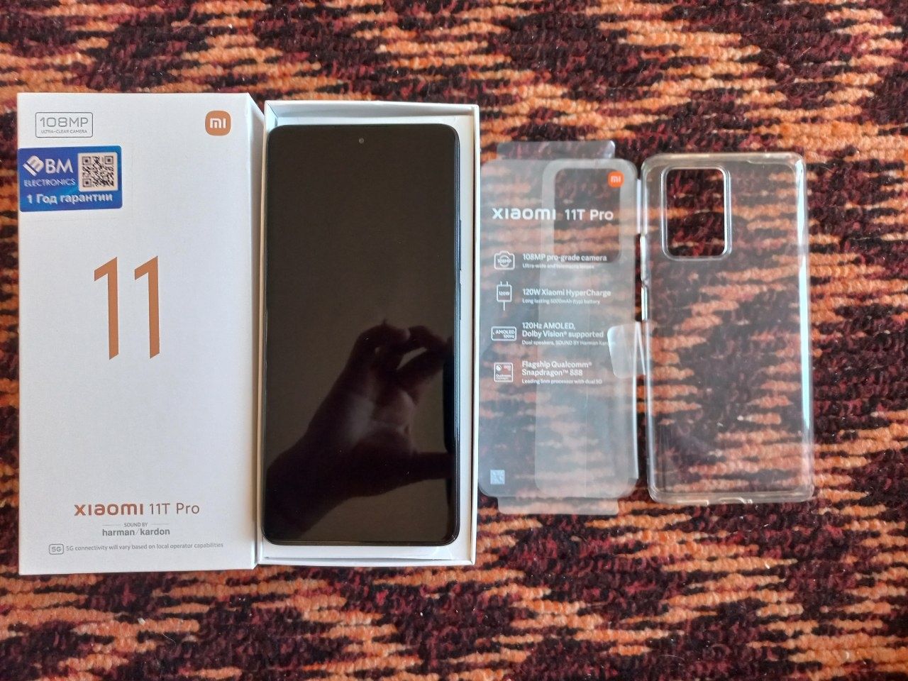 Mi 11Tpro ideal holatda Kam ishlatilgan xotira 12/256