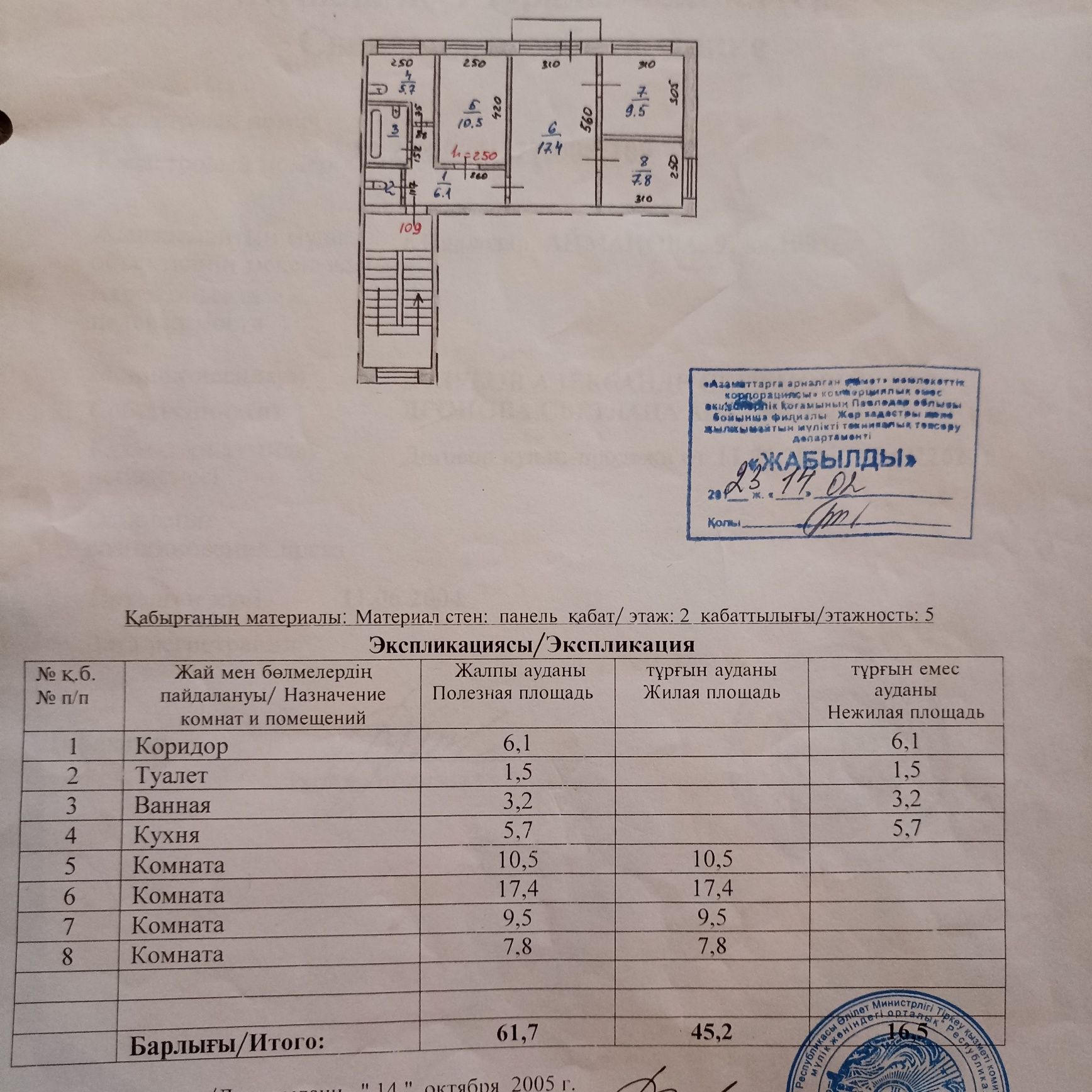 Продам 4-х комнатную квартиру