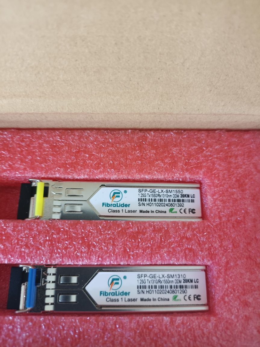 SFP modul transiver в ассортименте