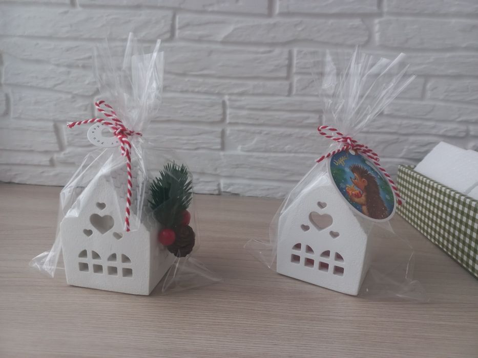 Подсвечники- домики