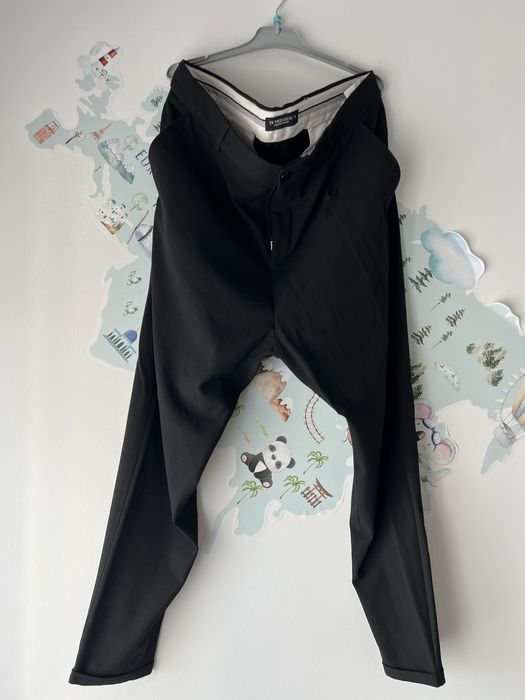 Pantaloni negri stofa