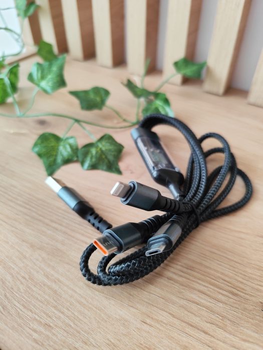 NOU Cablu 1.5m alimentare încărcare toate mufele type c lightning