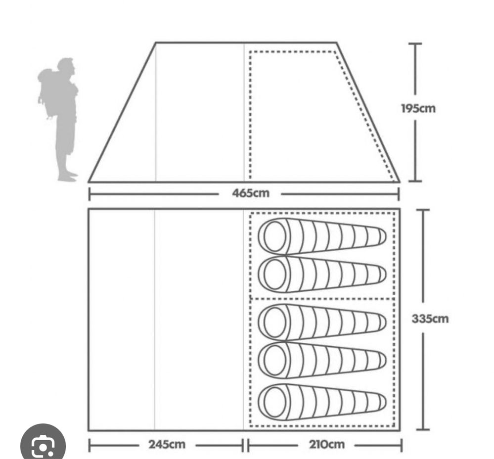 Палатка Vango icarus 500DLX