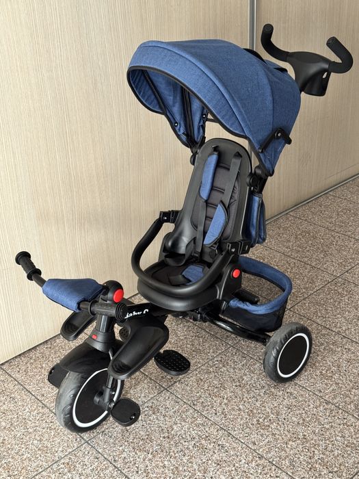 Tricicletă pliabilă cu copertina Baby Care Folding