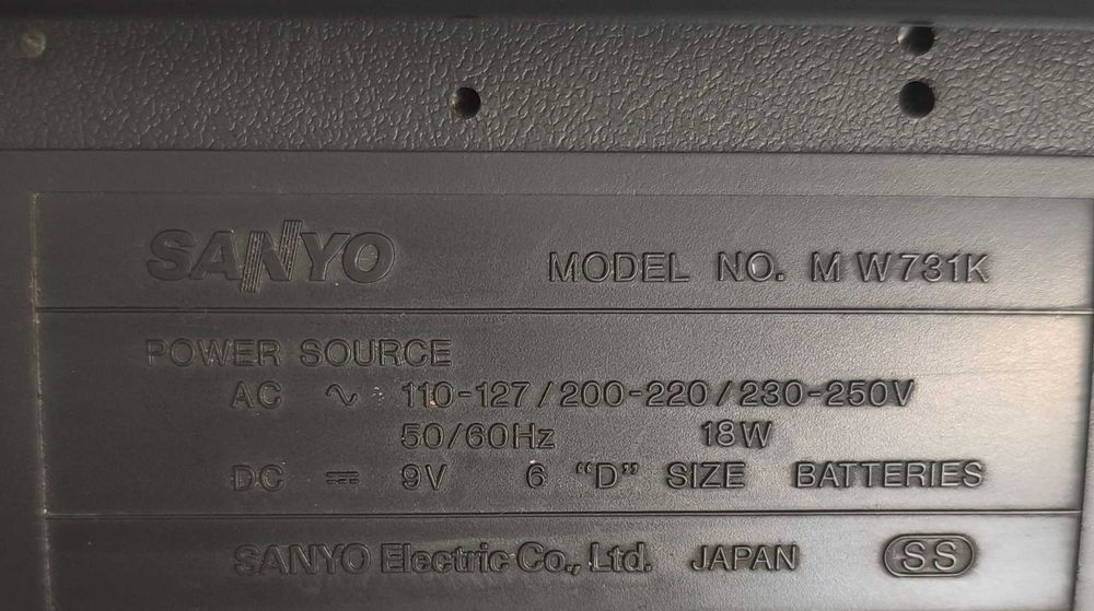 Радио касетофон Sanyo