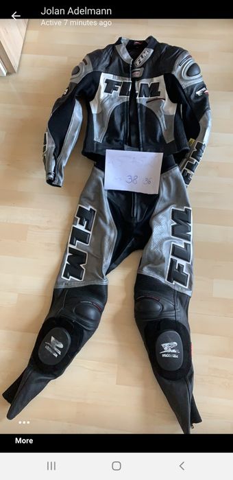 Vand costume moto piele /combinezon moto Alpinestars, casca moto,ghete