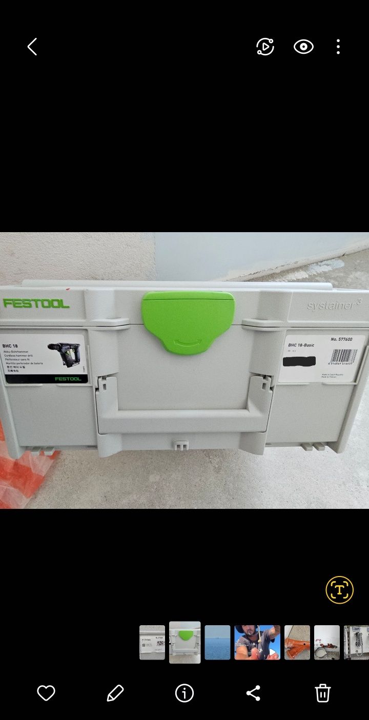 Перфоратор Festool BHC 18