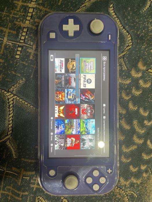 Nintendo switch lite новая 22 игры