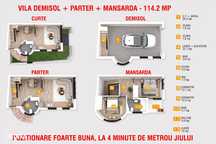 Vanzare SPATIU COMERCIAL -Vila D+P+M Metrou Jiului -Bucurestii Noi