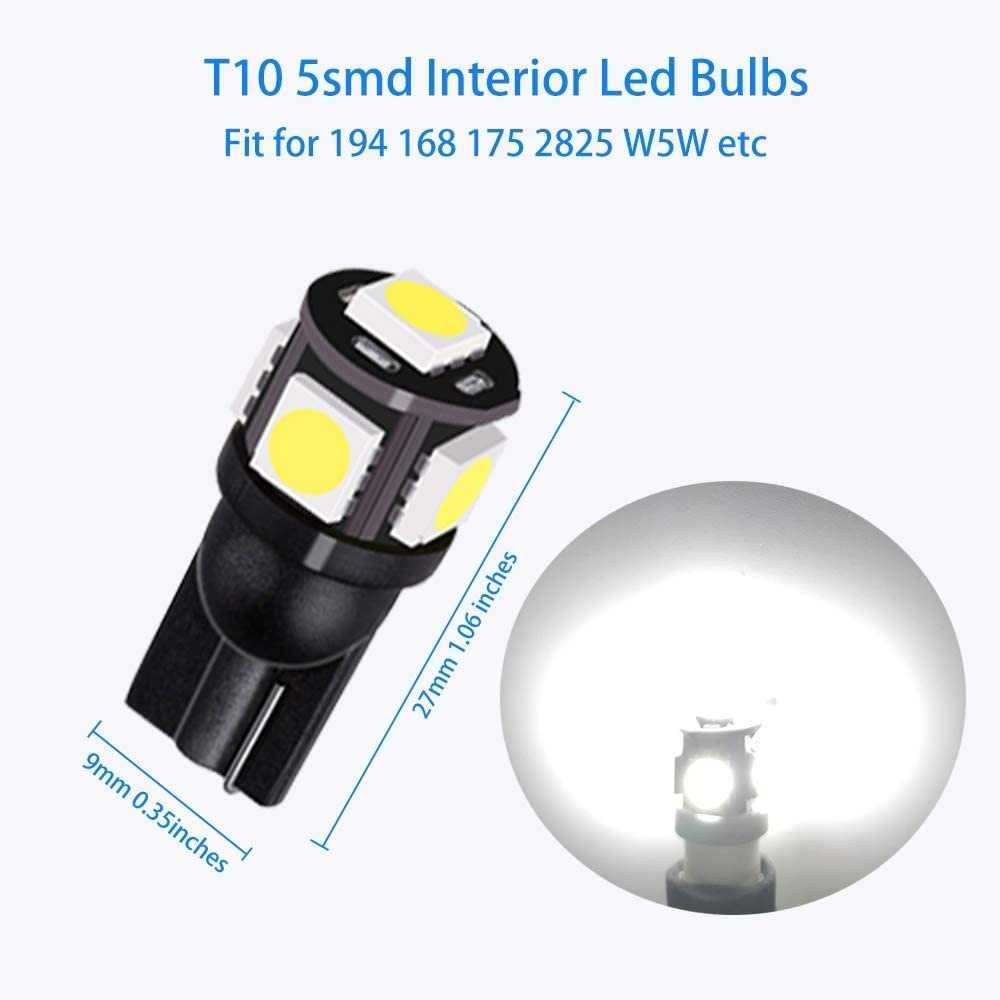 LED Лед Диодни Крушки, Крушка За Габарит, COB Т10 W5W 300lm 12V Бяла