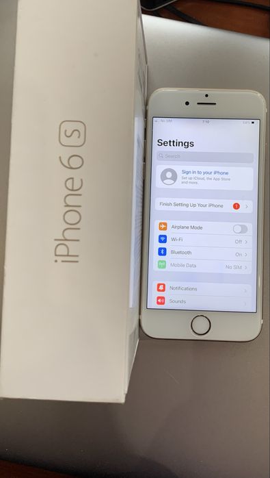 Iphone 6s 100% Bat Health 128 GB Няма icloud