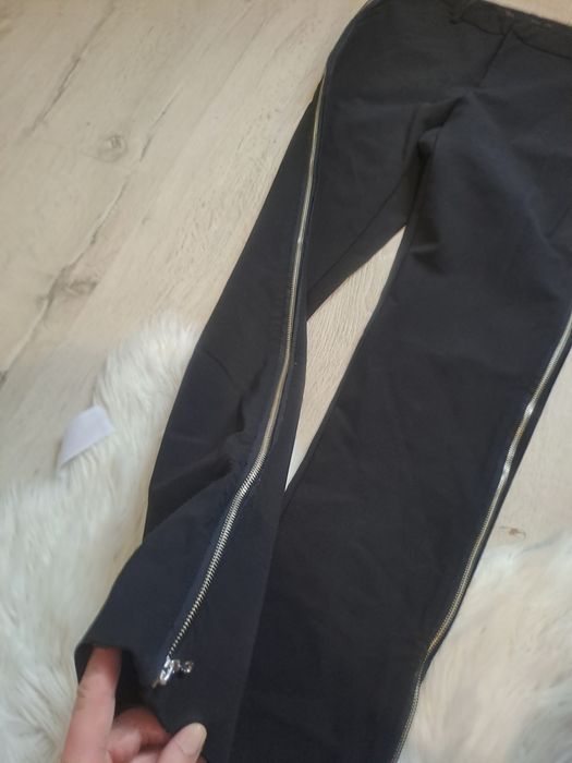 Pantaloni dama cu fermoar