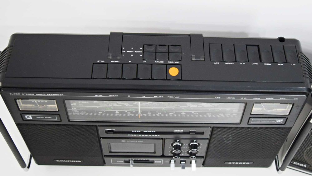Boombox Grundig RR 940 + Saba RCR-405, radio casetofon