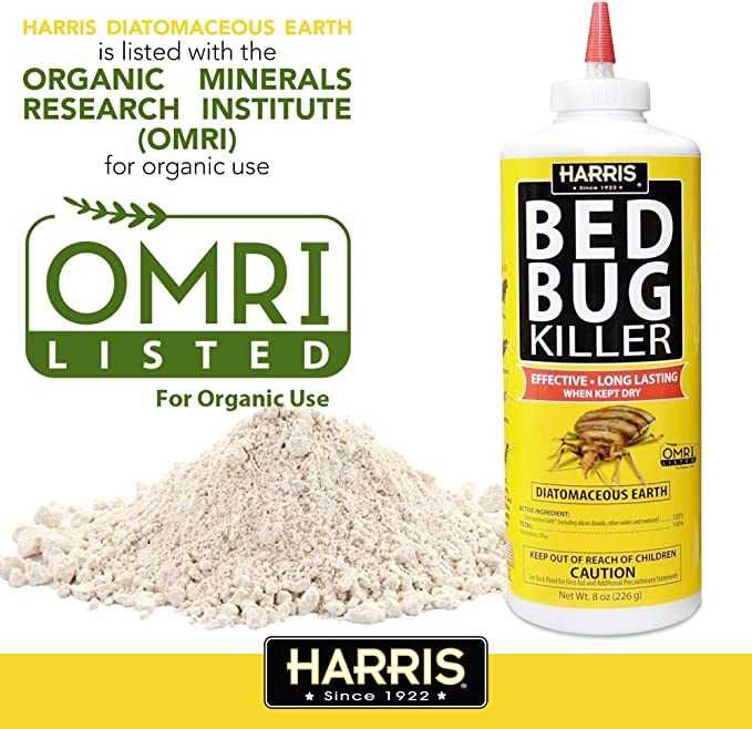 Средство от клопов Harris Bed Bug Killer, Diatomaceous Earth Powder