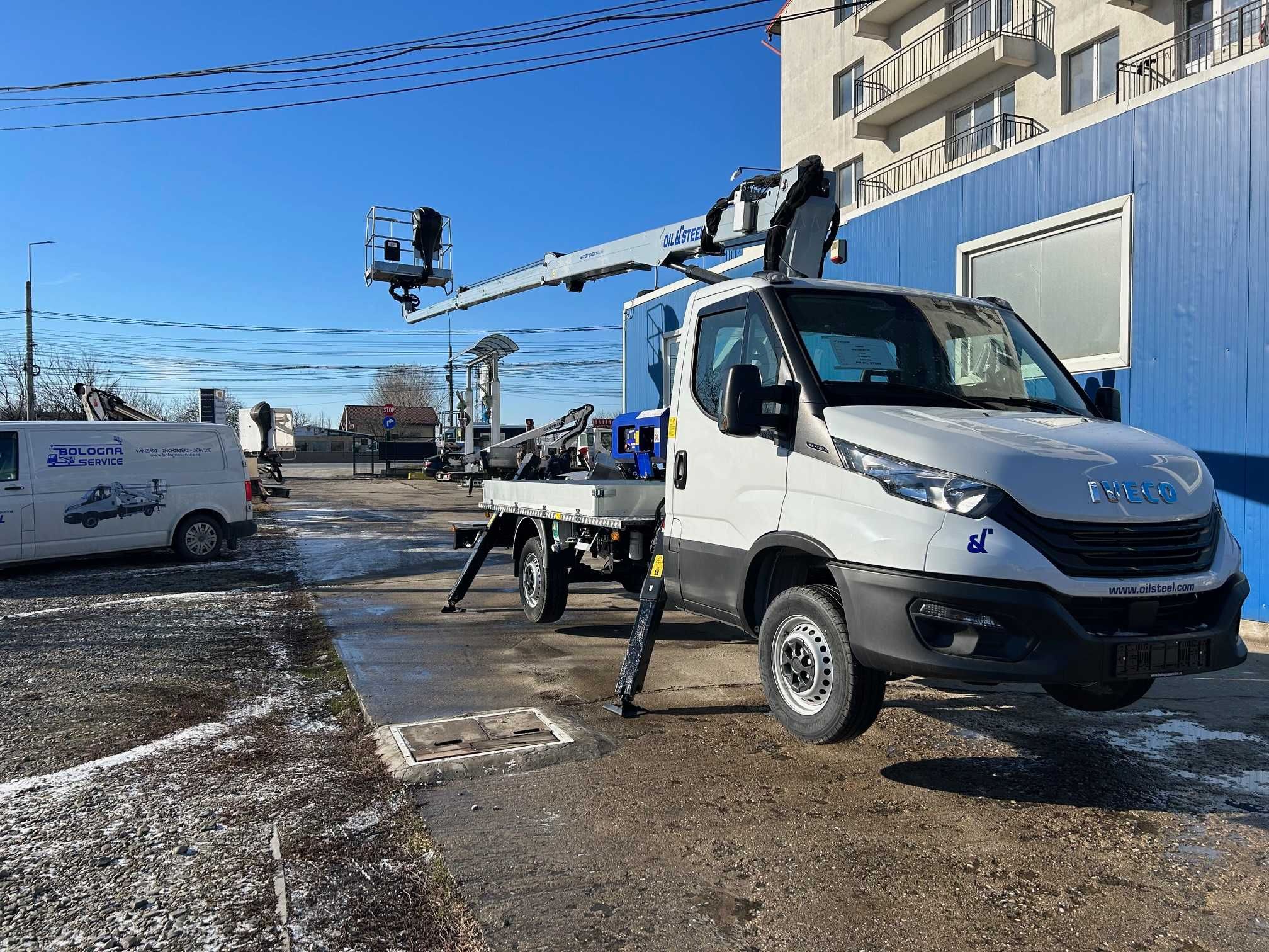 Nacela tip PRB Oil&Steel 18 m NOU Iveco cu AC