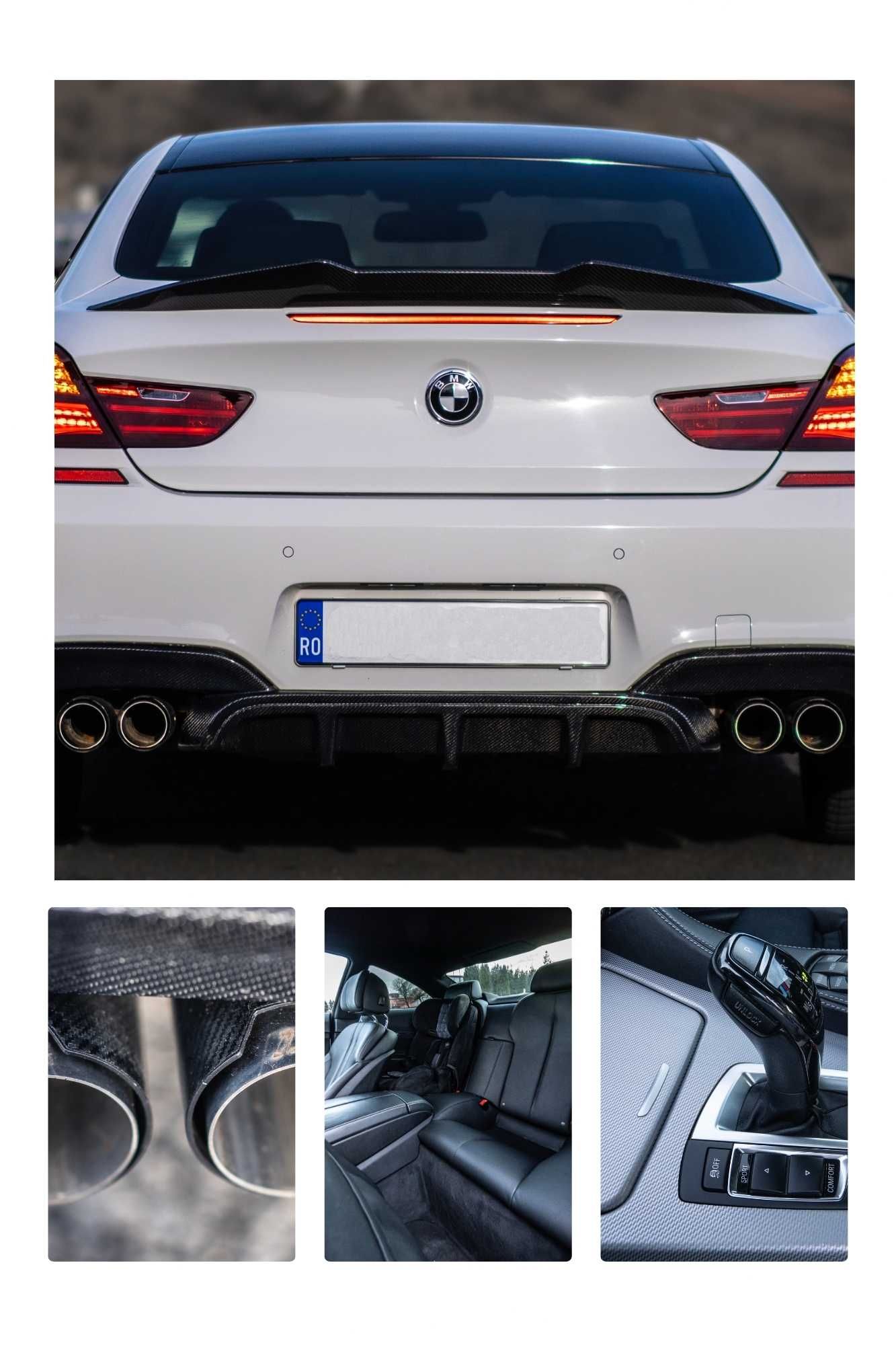 BMW SERIA 6 - 640D COUPE - 82.000 KM - AN 2014 - 4 BUTOANE