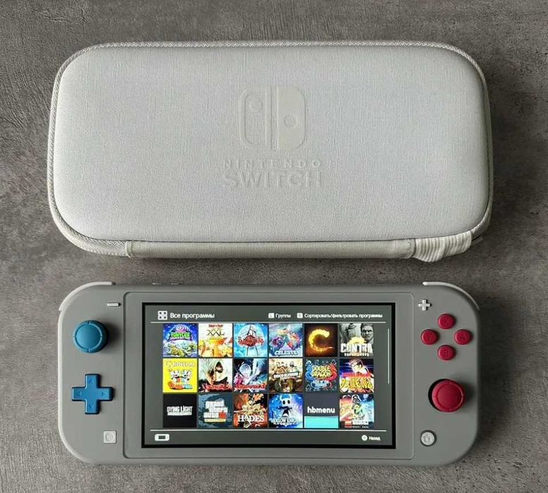 Nintendo switch lite(limited editon) + 128Гб, прошитый