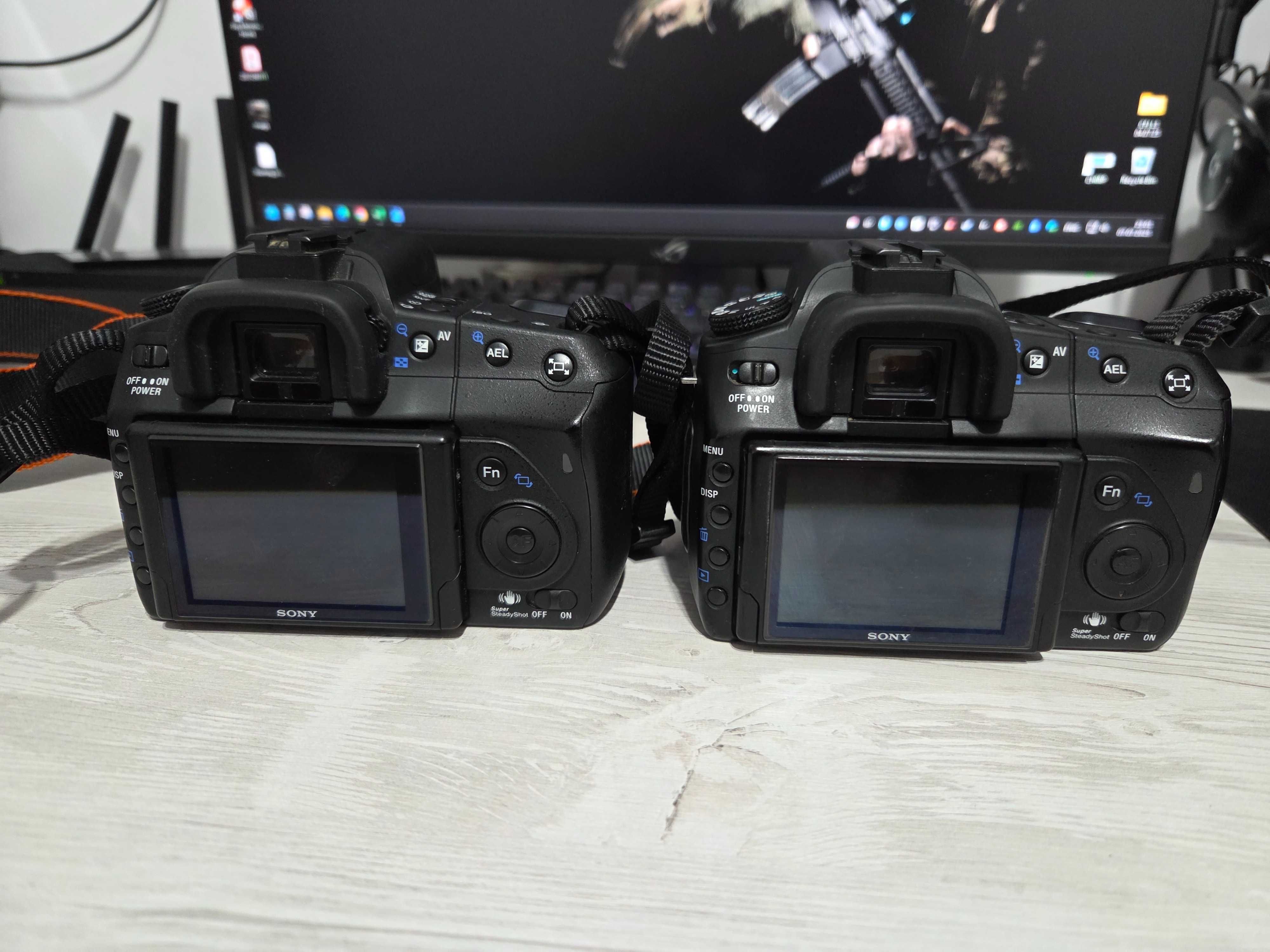 Camera Foto DSLR Sony Alpha 300 + Blitz Sigma EF610 + Grip + Accesorii