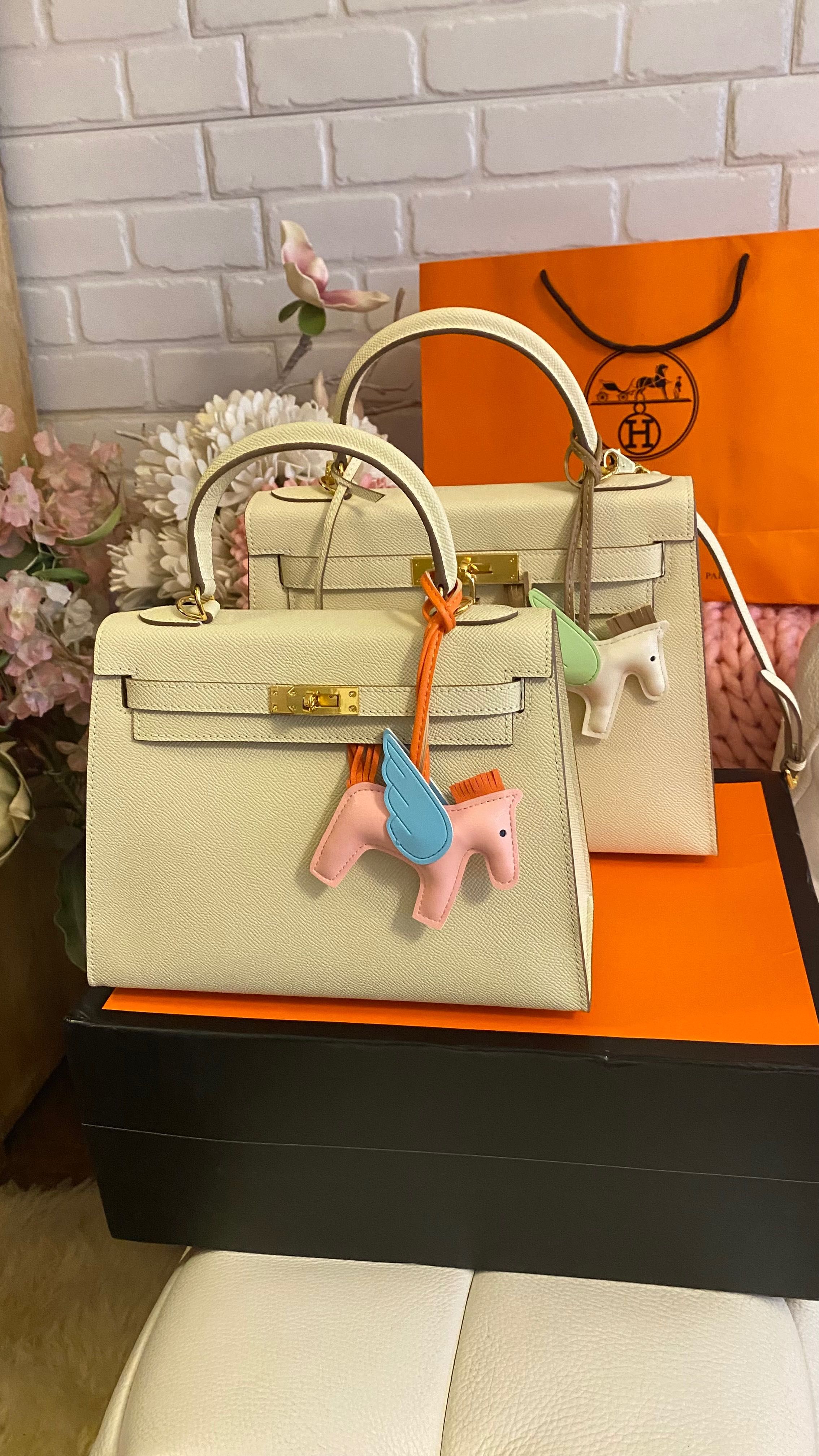 чанта Ермес Mini Kelly 25*28 Кели*HERMES KELLY CRAIE Epsom